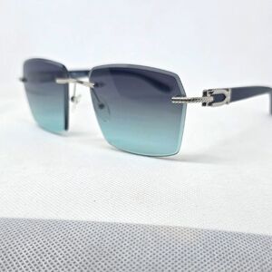 Porta Romana Blue green Gradient Sunglasses